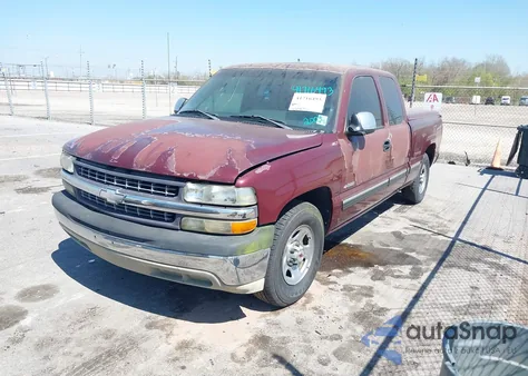 2002 Chevrolet Silverado 1500 Ls z USA, uszkodzony, nr VIN 2GCEC19V721141608